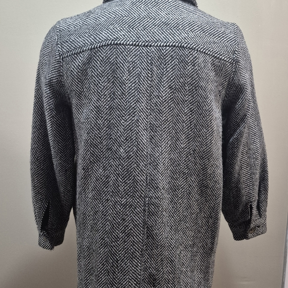 Who What Wear Black and White Herringbone Blazer - Picture 3 of 3